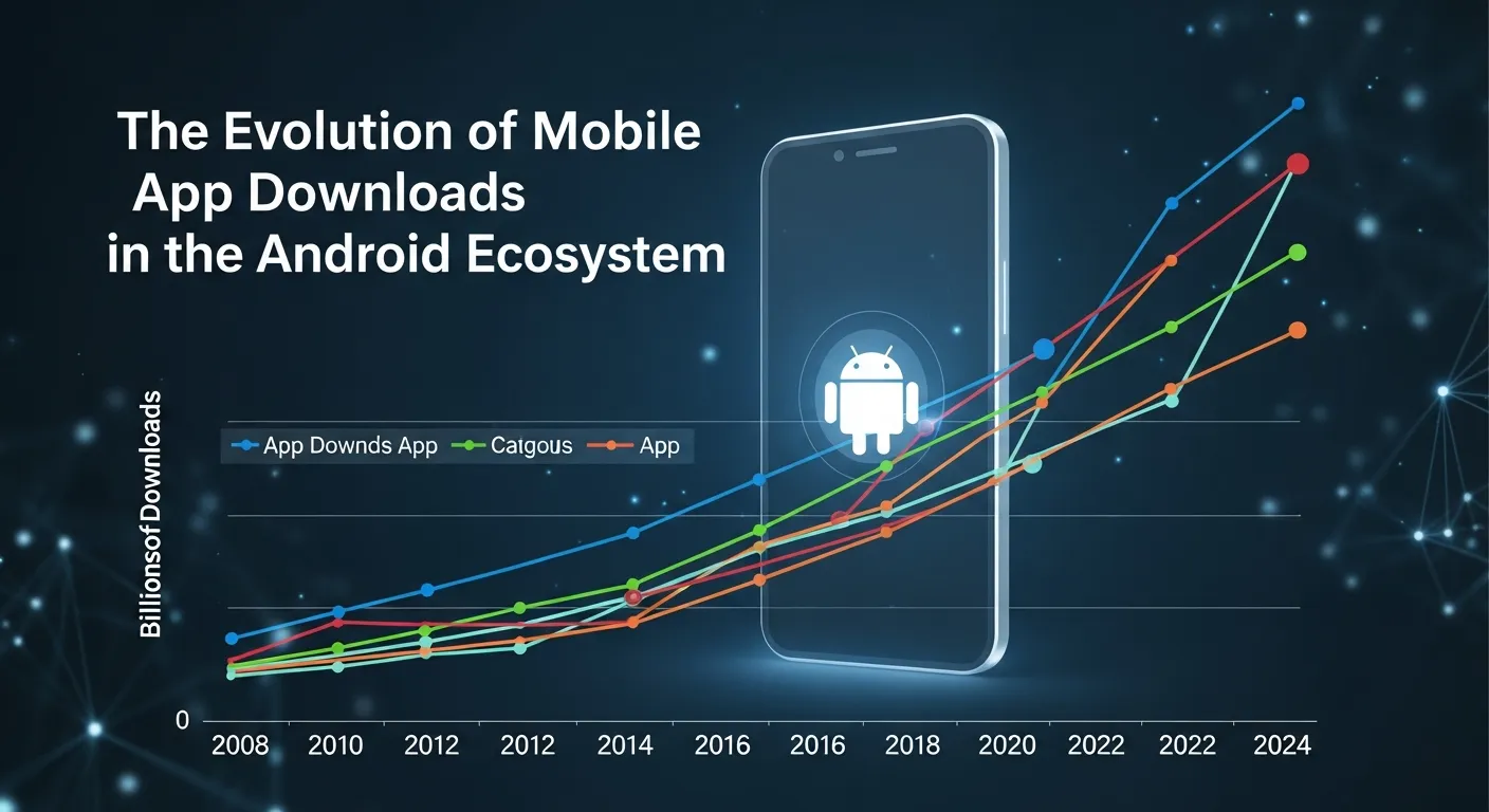 The Evolution of Mobile Market App Downloads in the Android Ecosystem